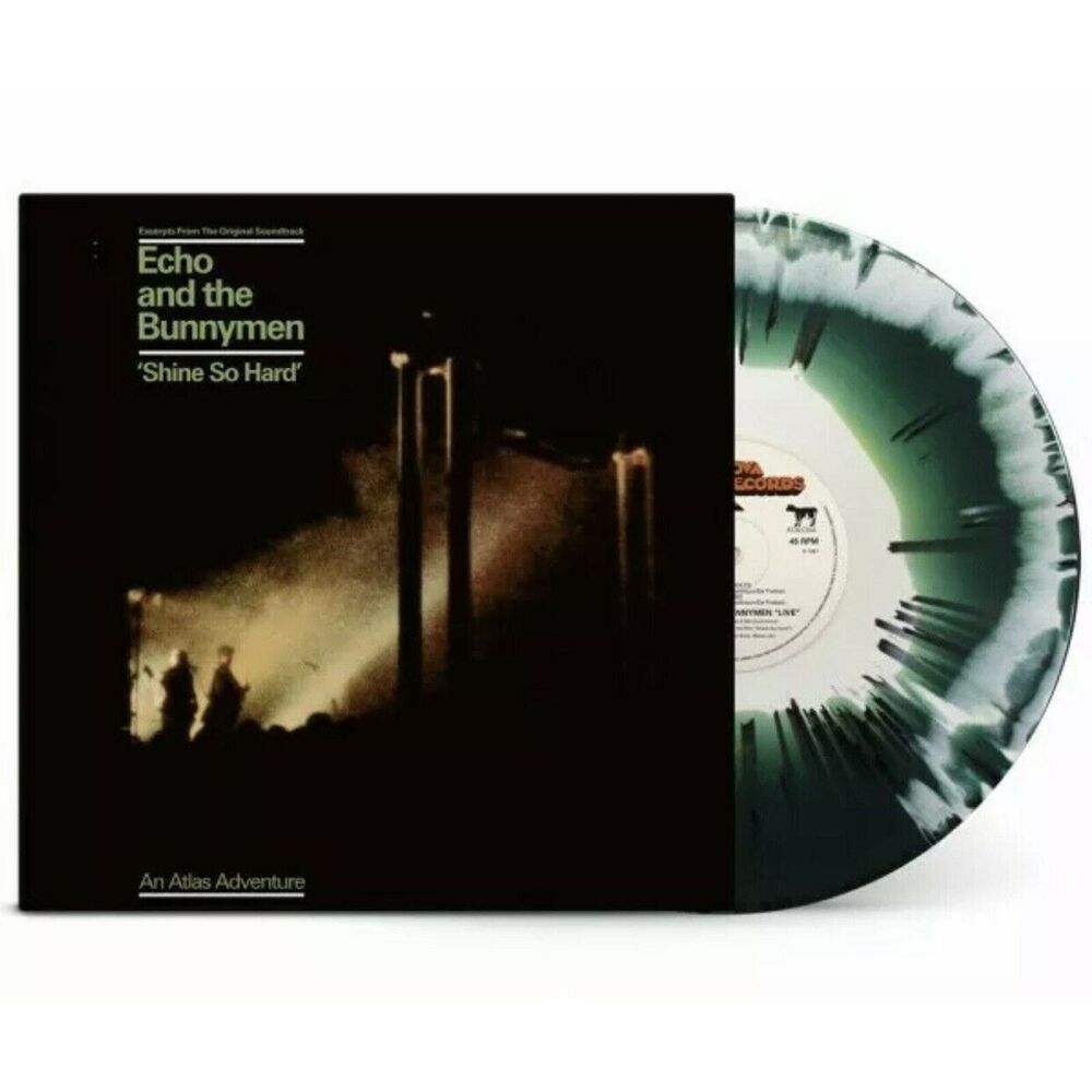 Echo & The Bunnymen ‎– Shine So Hard Green White Camouflage Vinyl EP